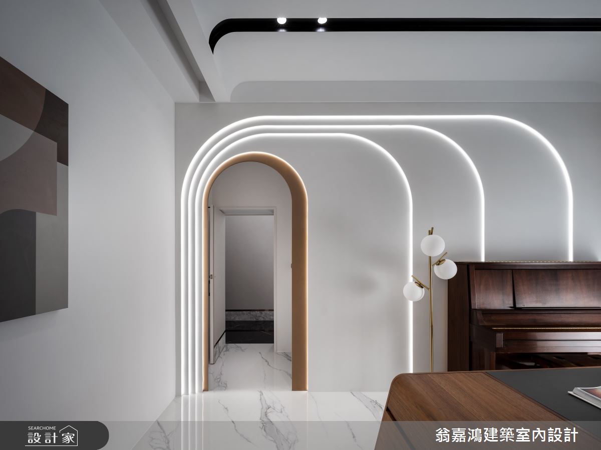 180坪新成屋(5年以下)＿現代奢華風書房工作區案例圖片＿翁嘉鴻建築室內設計｜懷生設計＿懷生_66.苗栗-L House之30