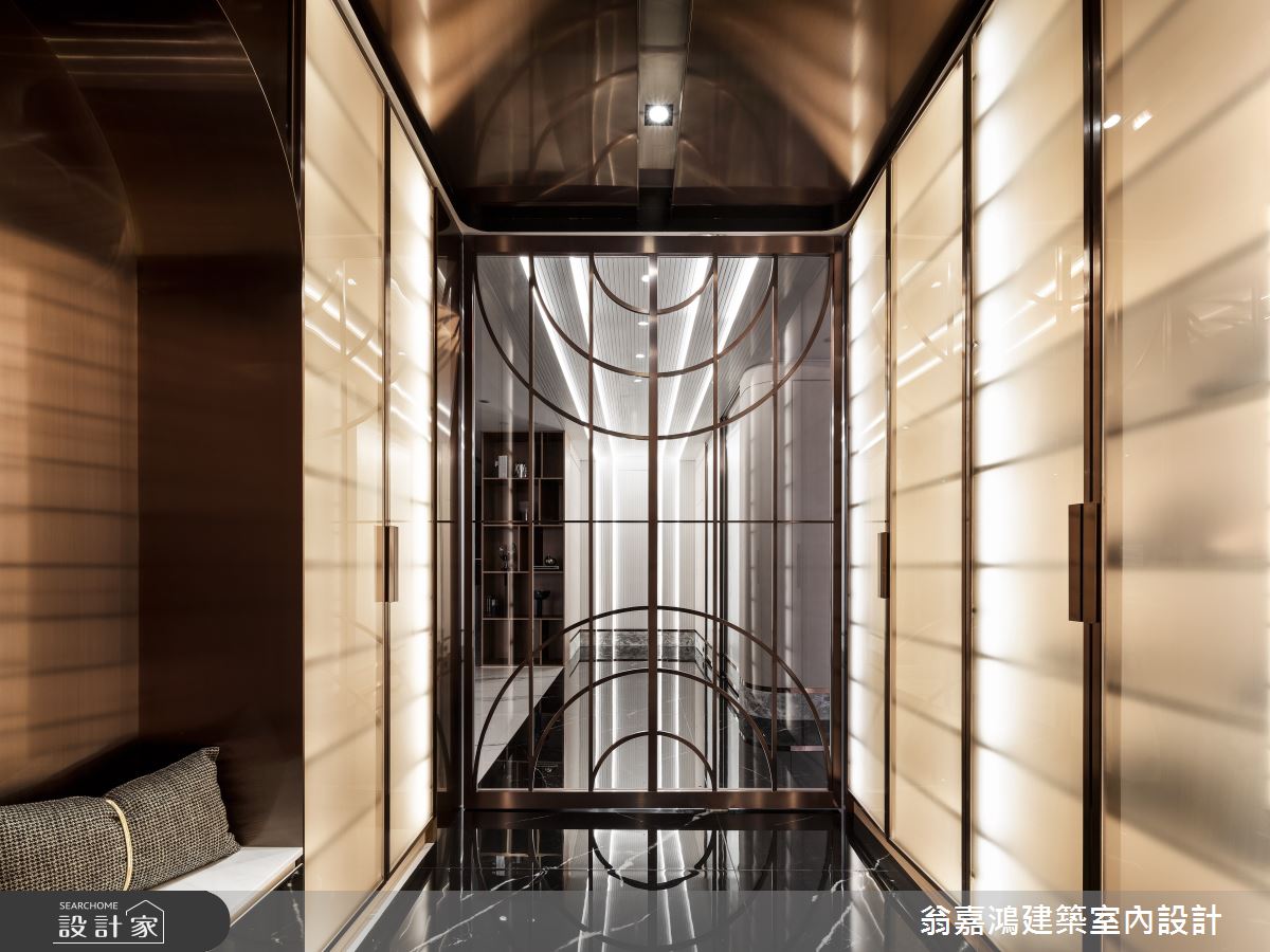 180坪新成屋(5年以下)＿現代奢華風玄關走廊案例圖片＿翁嘉鴻建築室內設計｜懷生設計＿懷生_66.苗栗-L House之15