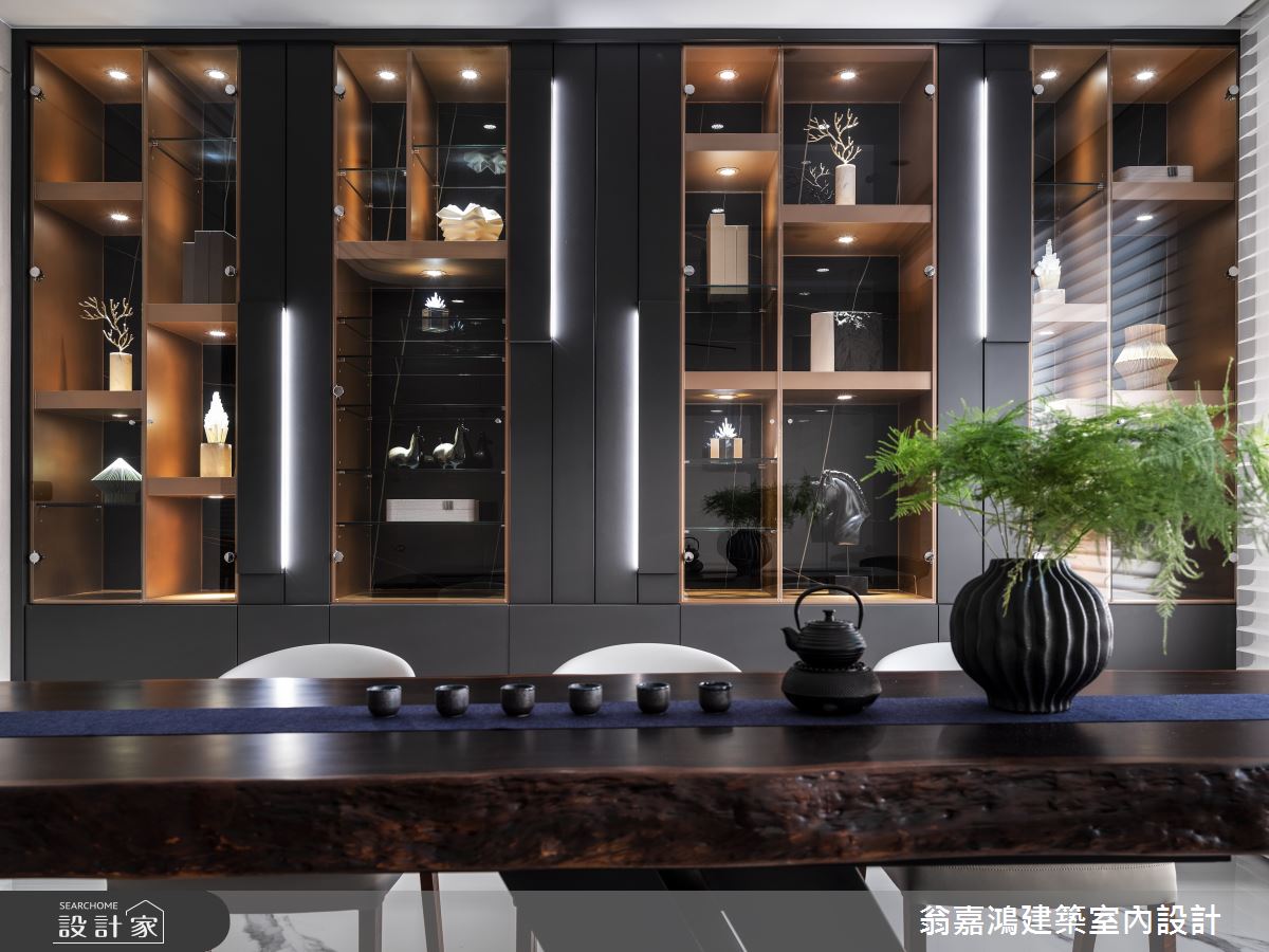 180坪新成屋(5年以下)＿現代奢華風客廳餐廳案例圖片＿翁嘉鴻建築室內設計｜懷生設計＿懷生_66.苗栗-L House之33