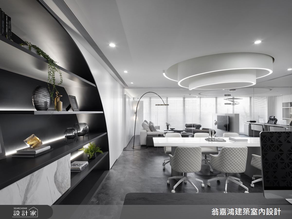 55坪新成屋(5年以下)＿現代風商業空間案例圖片＿翁嘉鴻建築室內設計｜懷生設計＿懷生_67.桃園-成欣國際有限公司之7