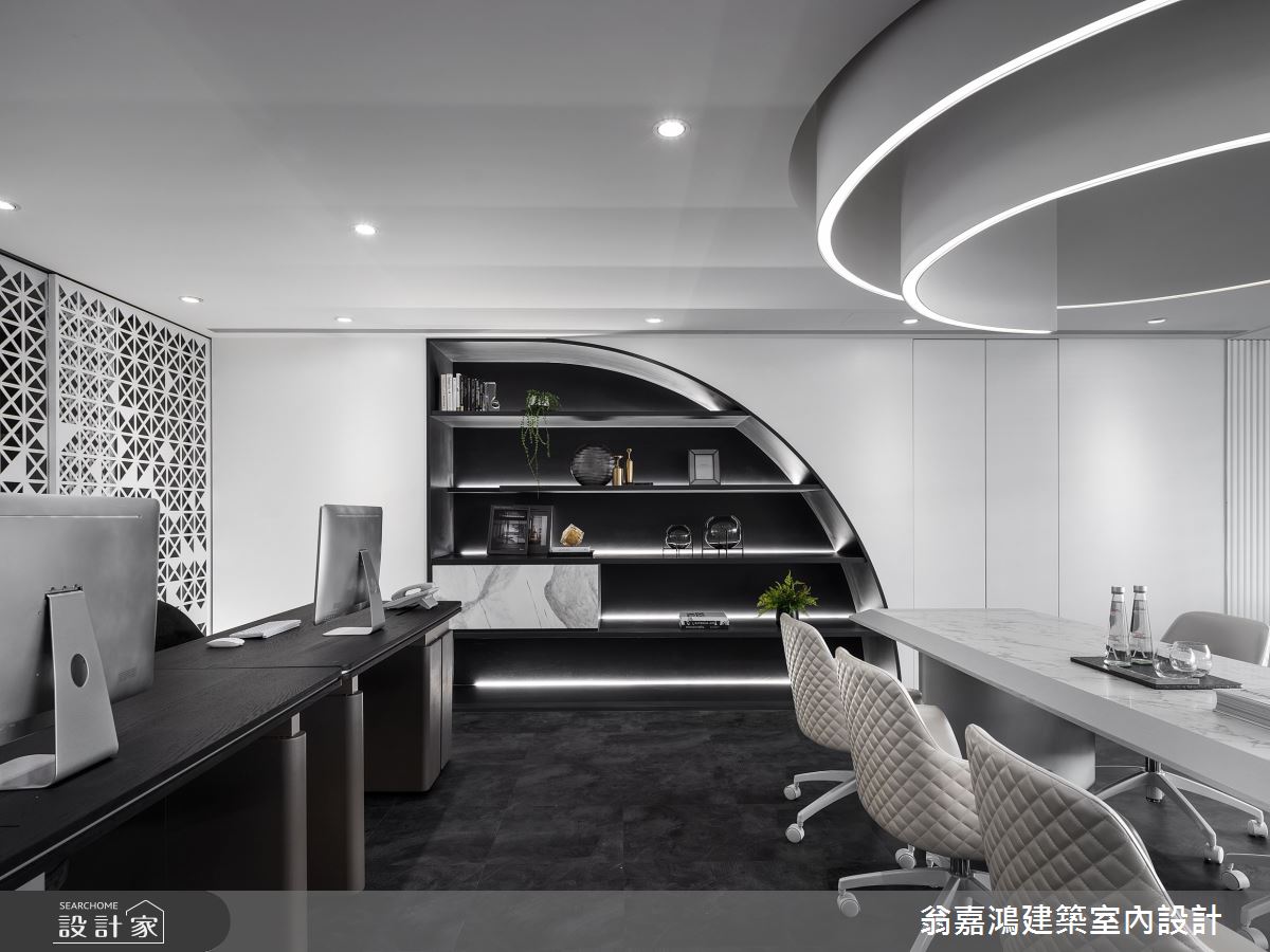 55坪新成屋(5年以下)＿現代風商業空間案例圖片＿翁嘉鴻建築室內設計｜懷生設計＿懷生_67.桃園-成欣國際有限公司之17