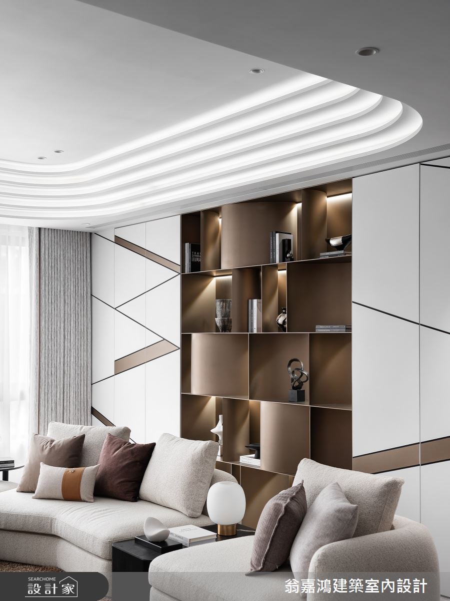 220坪毛胚屋＿現代風客廳案例圖片＿翁嘉鴻建築室內設計｜懷生設計＿懷生_68.桃園-C House之8