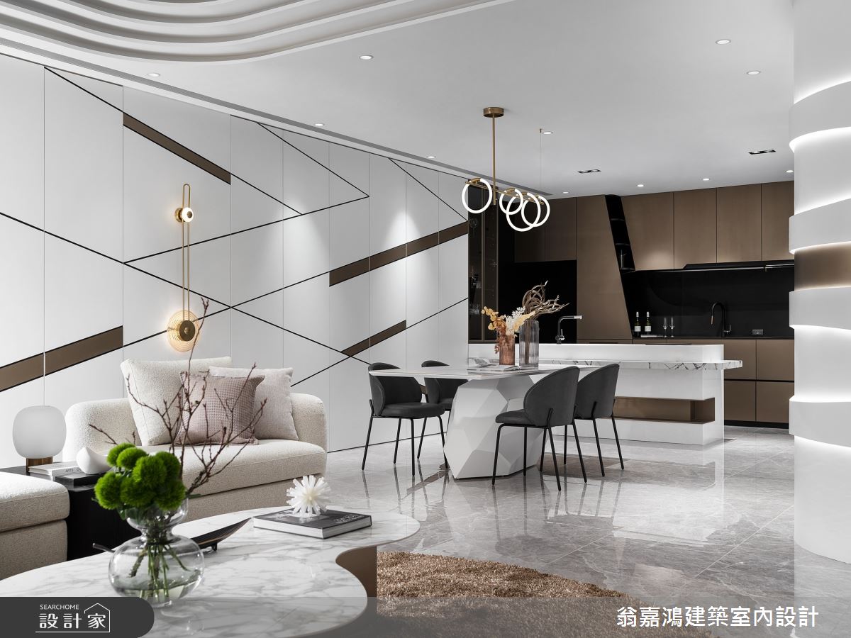 220坪毛胚屋＿現代風客廳餐廳案例圖片＿翁嘉鴻建築室內設計｜懷生設計＿懷生_68.桃園-C House之12