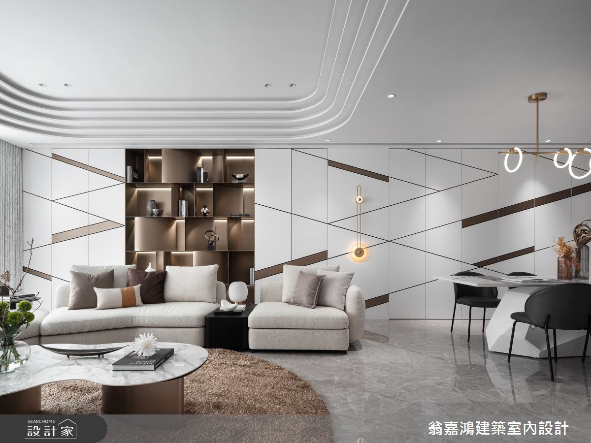 220坪毛胚屋＿現代風客廳餐廳案例圖片＿翁嘉鴻建築室內設計｜懷生設計＿懷生_68.桃園-C House之15