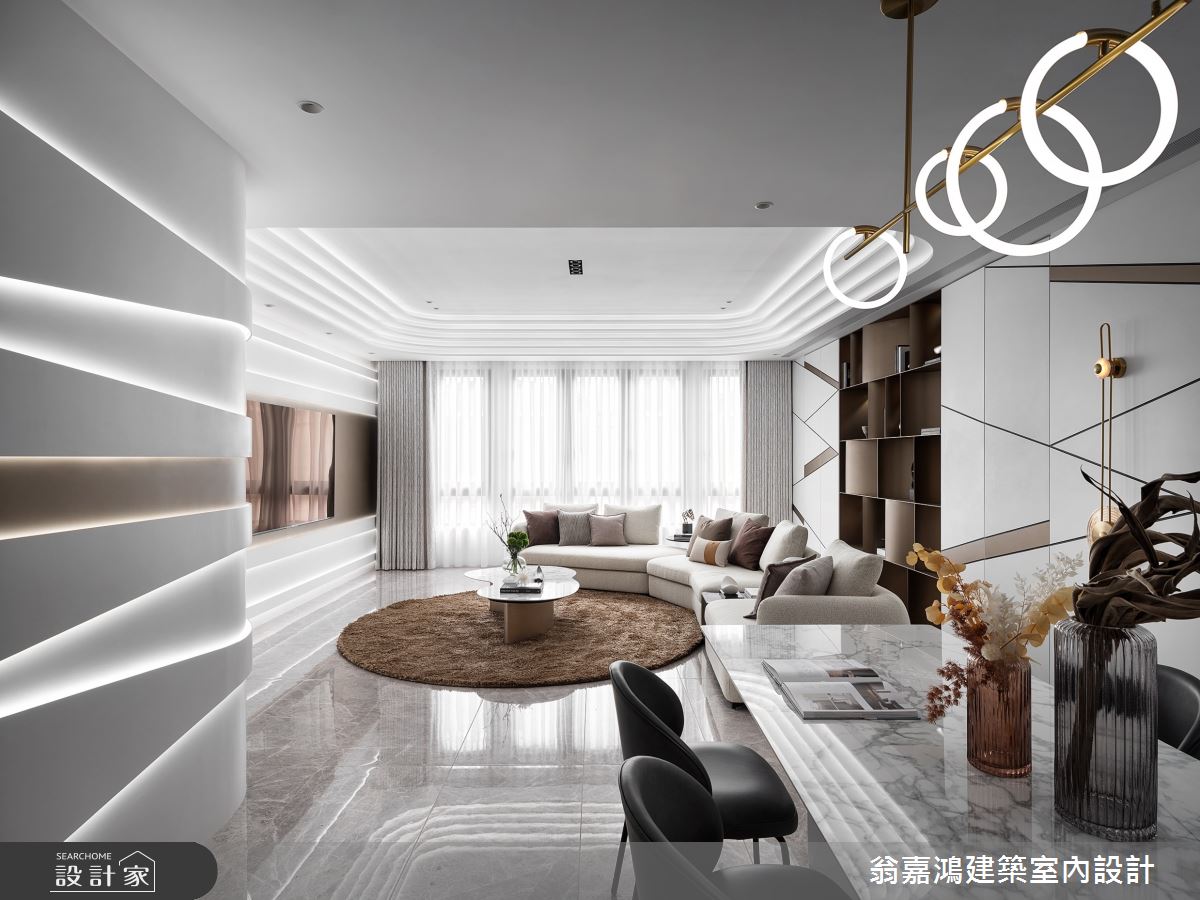 220坪毛胚屋＿現代風客廳餐廳案例圖片＿翁嘉鴻建築室內設計｜懷生設計＿懷生_68.桃園-C House之16