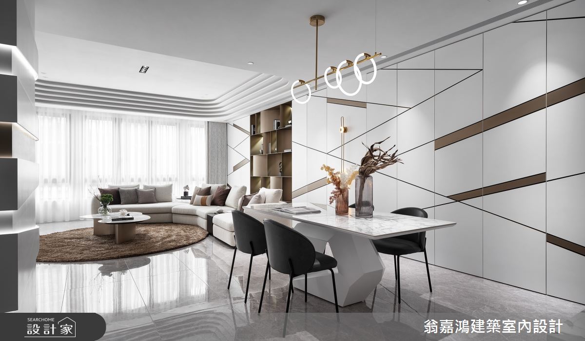 220坪毛胚屋＿現代風客廳餐廳案例圖片＿翁嘉鴻建築室內設計｜懷生設計＿懷生_68.桃園-C House之18