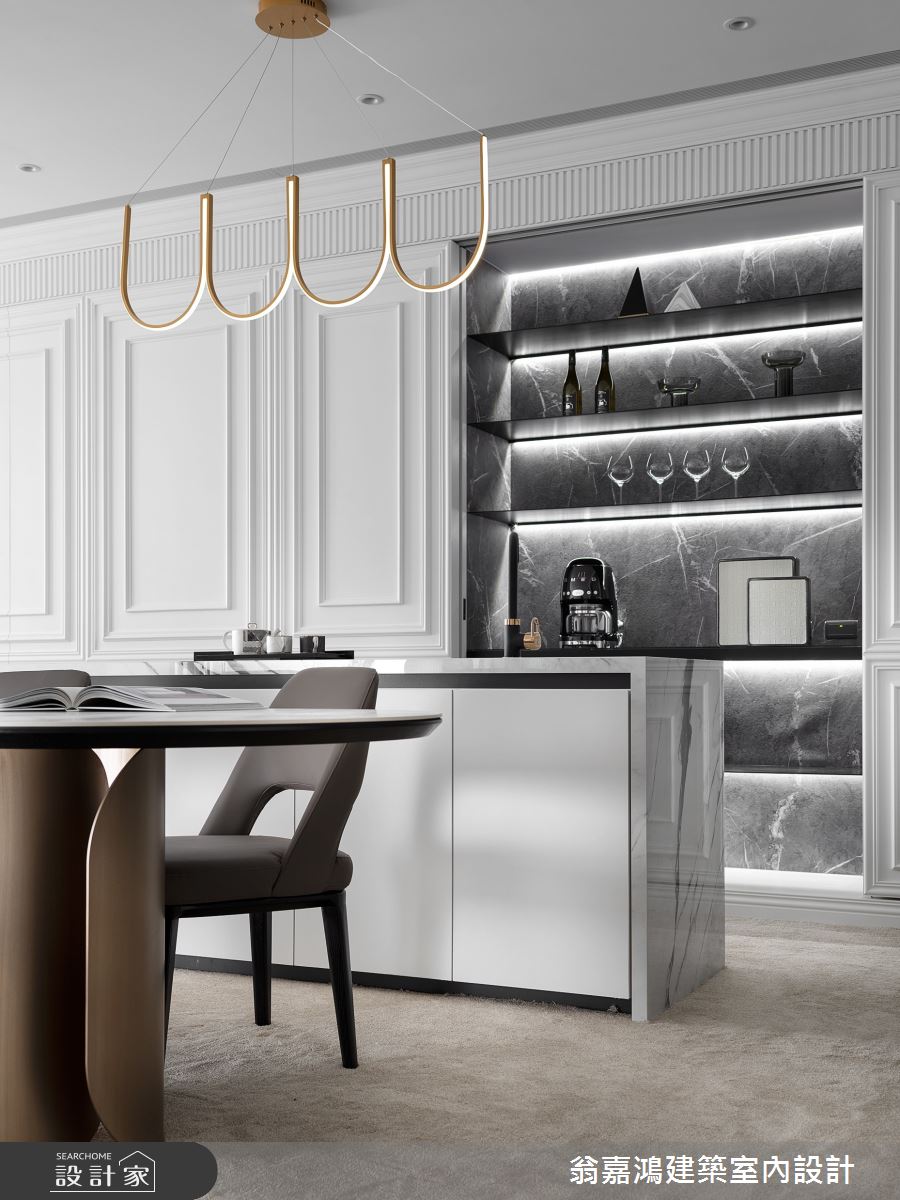 220坪毛胚屋＿現代風餐廳中島案例圖片＿翁嘉鴻建築室內設計｜懷生設計＿懷生_68.桃園-C House之26
