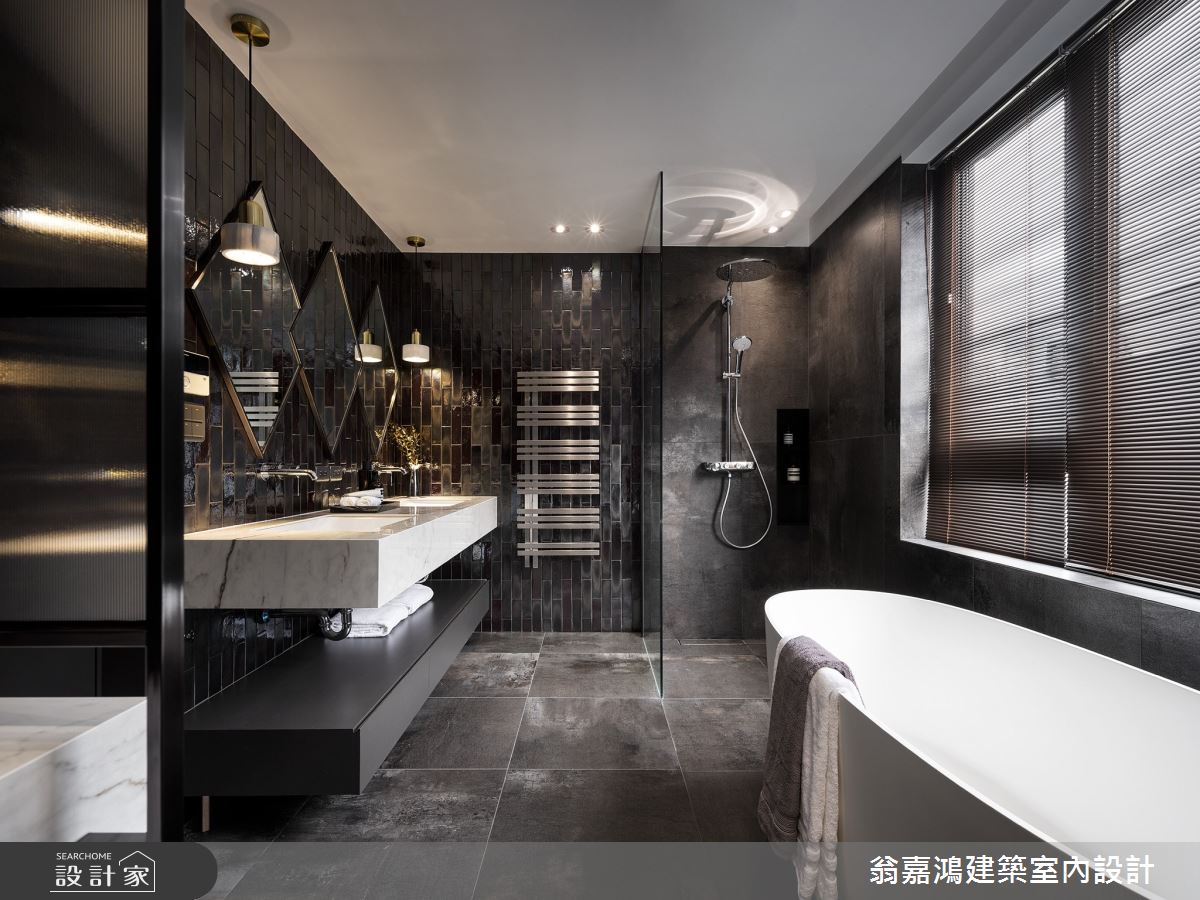 90坪毛胚屋＿現代風浴室案例圖片＿翁嘉鴻建築室內設計｜懷生設計＿懷生_69.新莊-W House之27