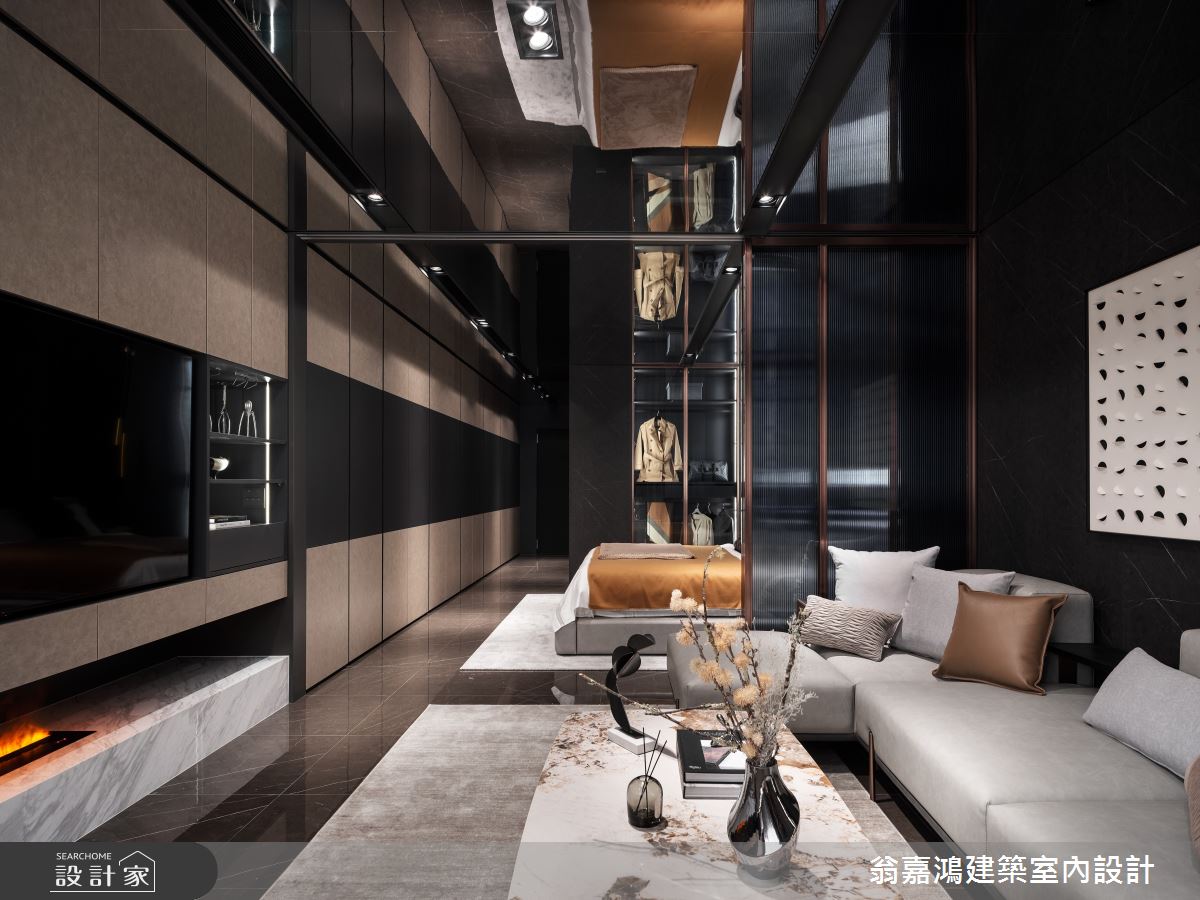 60坪中古屋(5~15年)＿現代風客廳臥室案例圖片＿翁嘉鴻建築室內設計｜懷生設計＿懷生_71.桃園-K House之17