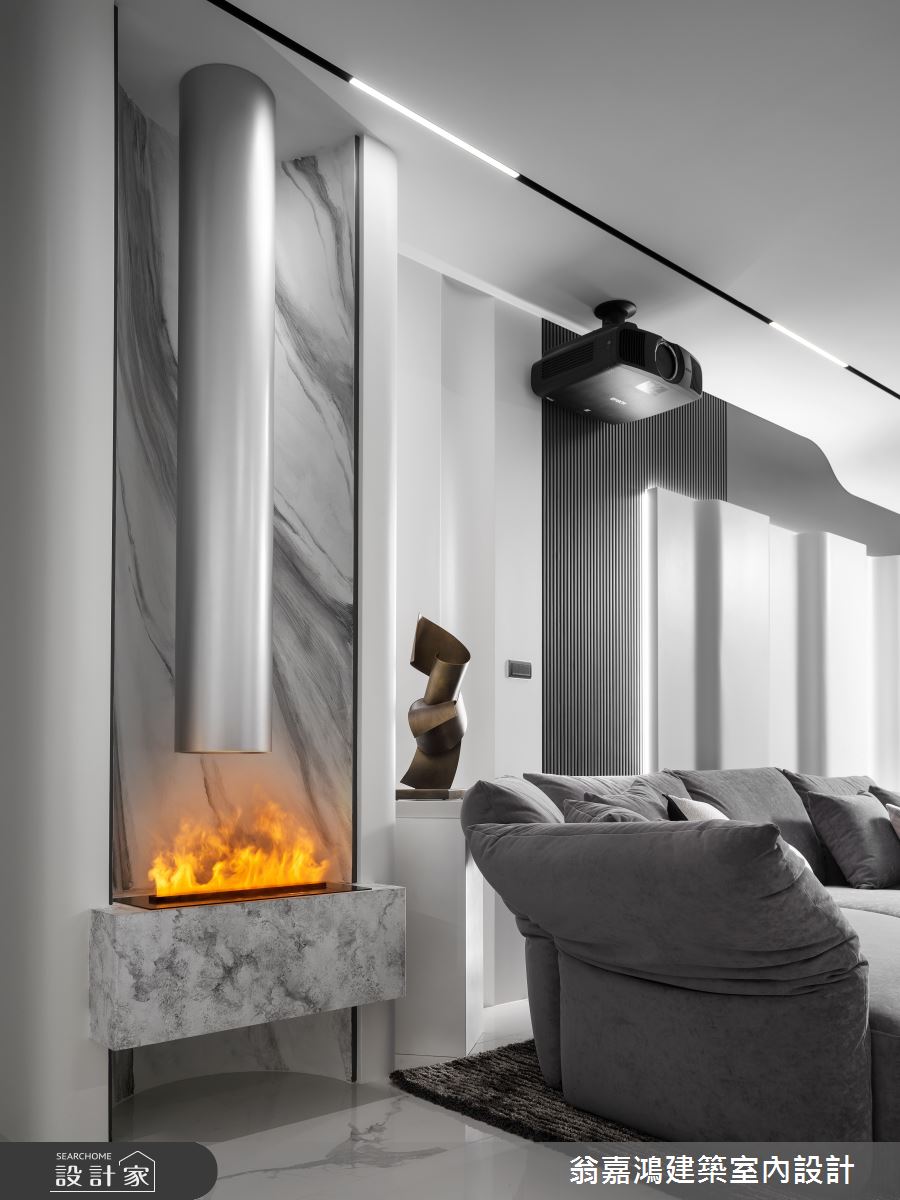 60坪中古屋(5~15年)＿現代風客廳案例圖片＿翁嘉鴻建築室內設計｜懷生設計＿懷生_71.桃園-K House之29