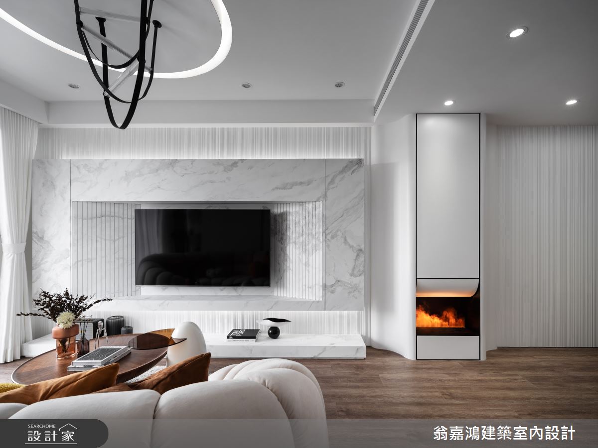 60坪中古屋(5~15年)＿現代風客廳案例圖片＿翁嘉鴻建築室內設計｜懷生設計＿懷生_71.桃園-K House之38