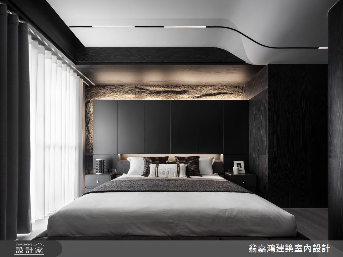 35坪新成屋(5年以下)＿侘寂風臥室案例圖片＿翁嘉鴻建築室內設計｜懷生設計＿懷生_72.台南-L House之19