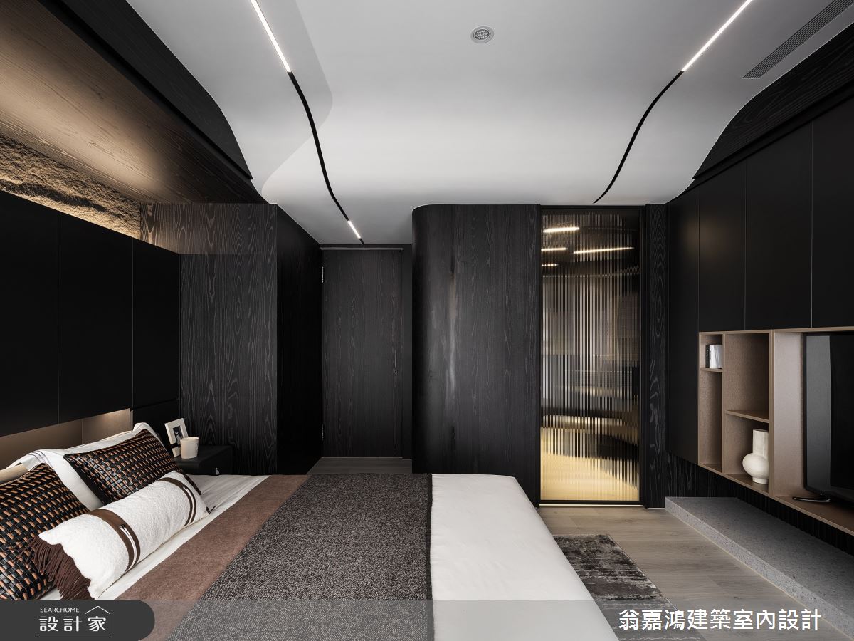 35坪新成屋(5年以下)＿侘寂風臥室案例圖片＿翁嘉鴻建築室內設計｜懷生設計＿懷生_72.台南-L House之22