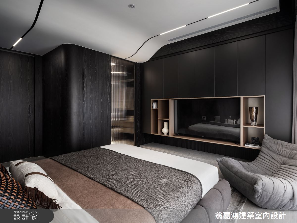 35坪新成屋(5年以下)＿侘寂風臥室案例圖片＿翁嘉鴻建築室內設計｜懷生設計＿懷生_72.台南-L House之24