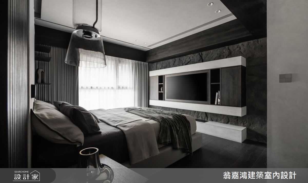 55坪新成屋(5年以下)＿現代風臥室案例圖片＿翁嘉鴻建築室內設計｜懷生設計＿懷生_73.台北-C House之8