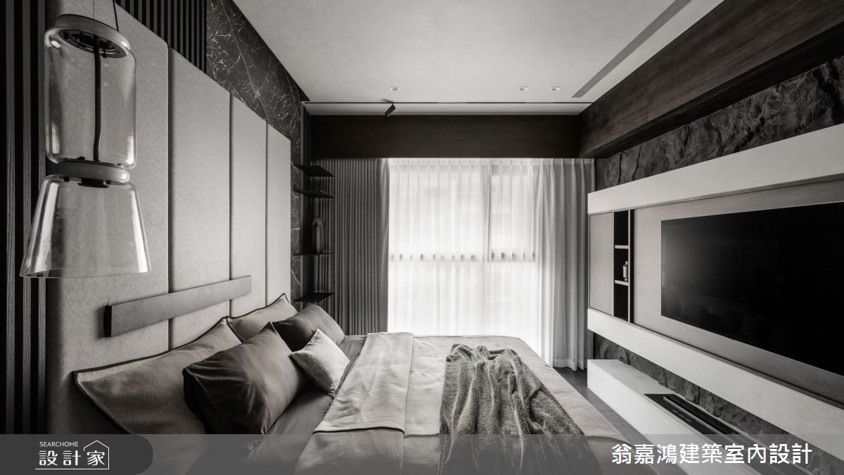55坪新成屋(5年以下)＿現代風臥室案例圖片＿翁嘉鴻建築室內設計｜懷生設計＿懷生_73.台北-C House之10