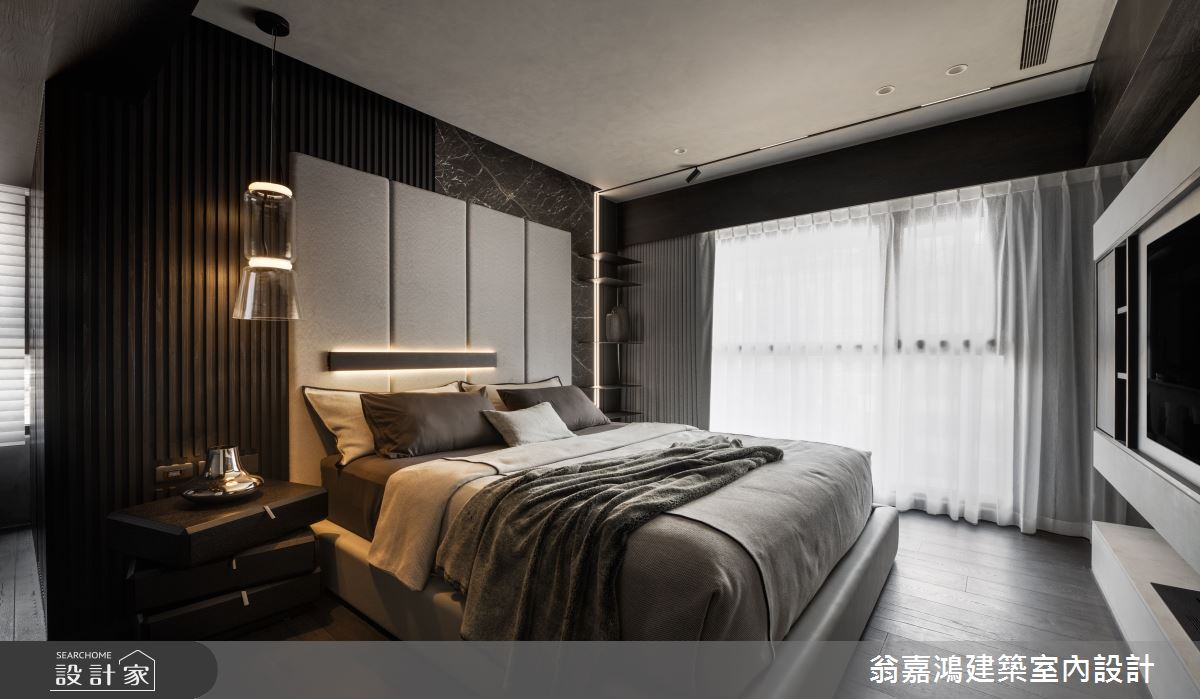 55坪新成屋(5年以下)＿現代風臥室案例圖片＿翁嘉鴻建築室內設計｜懷生設計＿懷生_73.台北-C House之14