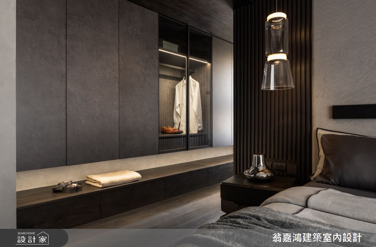 55坪新成屋(5年以下)＿現代風臥室案例圖片＿翁嘉鴻建築室內設計｜懷生設計＿懷生_73.台北-C House之17