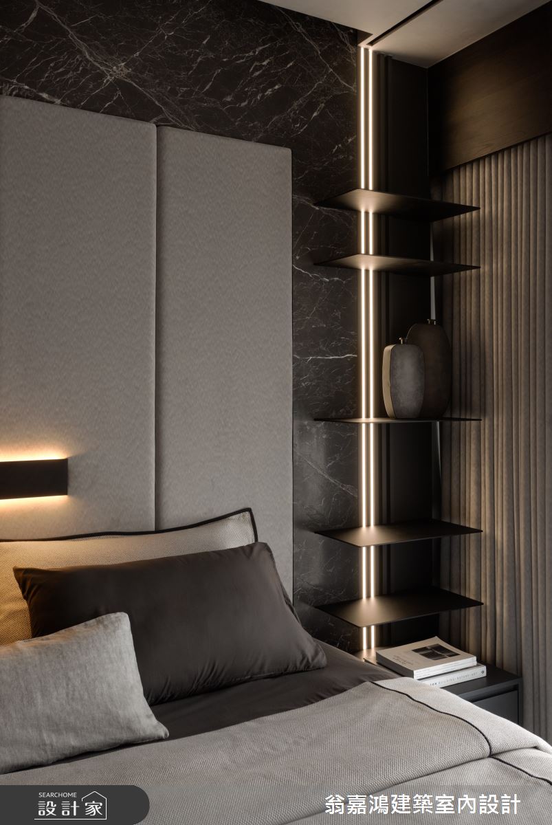 55坪新成屋(5年以下)＿現代風臥室案例圖片＿翁嘉鴻建築室內設計｜懷生設計＿懷生_73.台北-C House之18