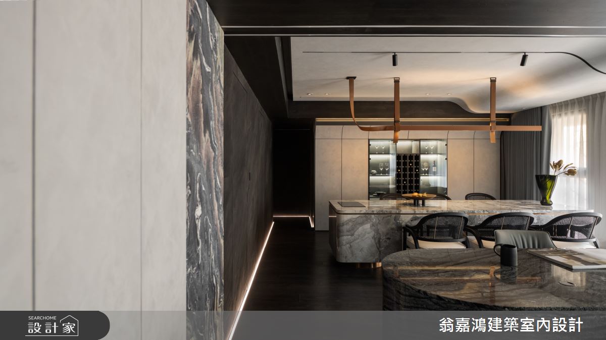 55坪新成屋(5年以下)＿現代風餐廳案例圖片＿翁嘉鴻建築室內設計｜懷生設計＿懷生_73.台北-C House之26