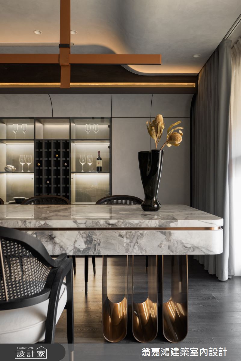55坪新成屋(5年以下)＿現代風餐廳案例圖片＿翁嘉鴻建築室內設計｜懷生設計＿懷生_73.台北-C House之37