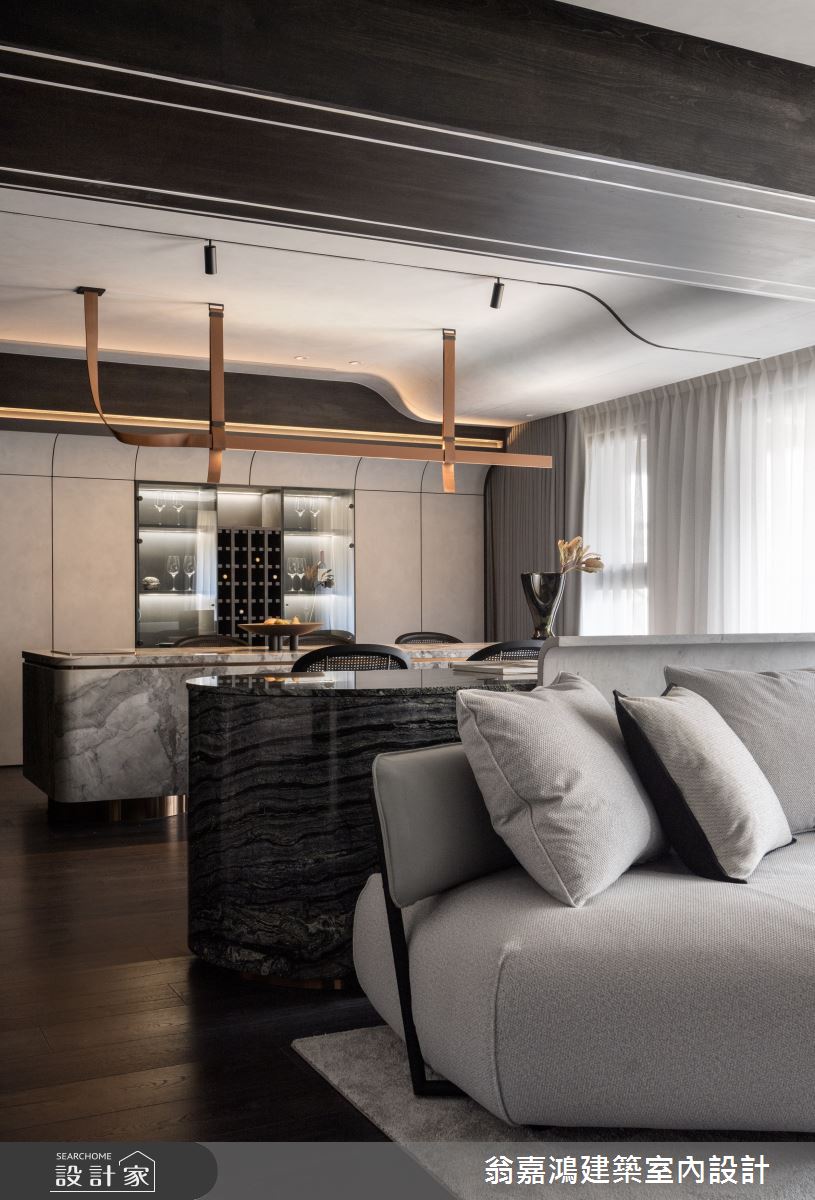 55坪新成屋(5年以下)＿現代風客廳案例圖片＿翁嘉鴻建築室內設計｜懷生設計＿懷生_73.台北-C House之39