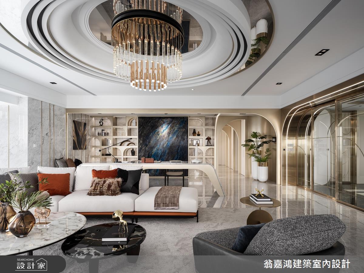 158坪新成屋(5年以下)＿奢華風案例圖片＿翁嘉鴻建築室內設計｜懷生設計＿懷生_74.台北-元利信義聯勤-C House之91