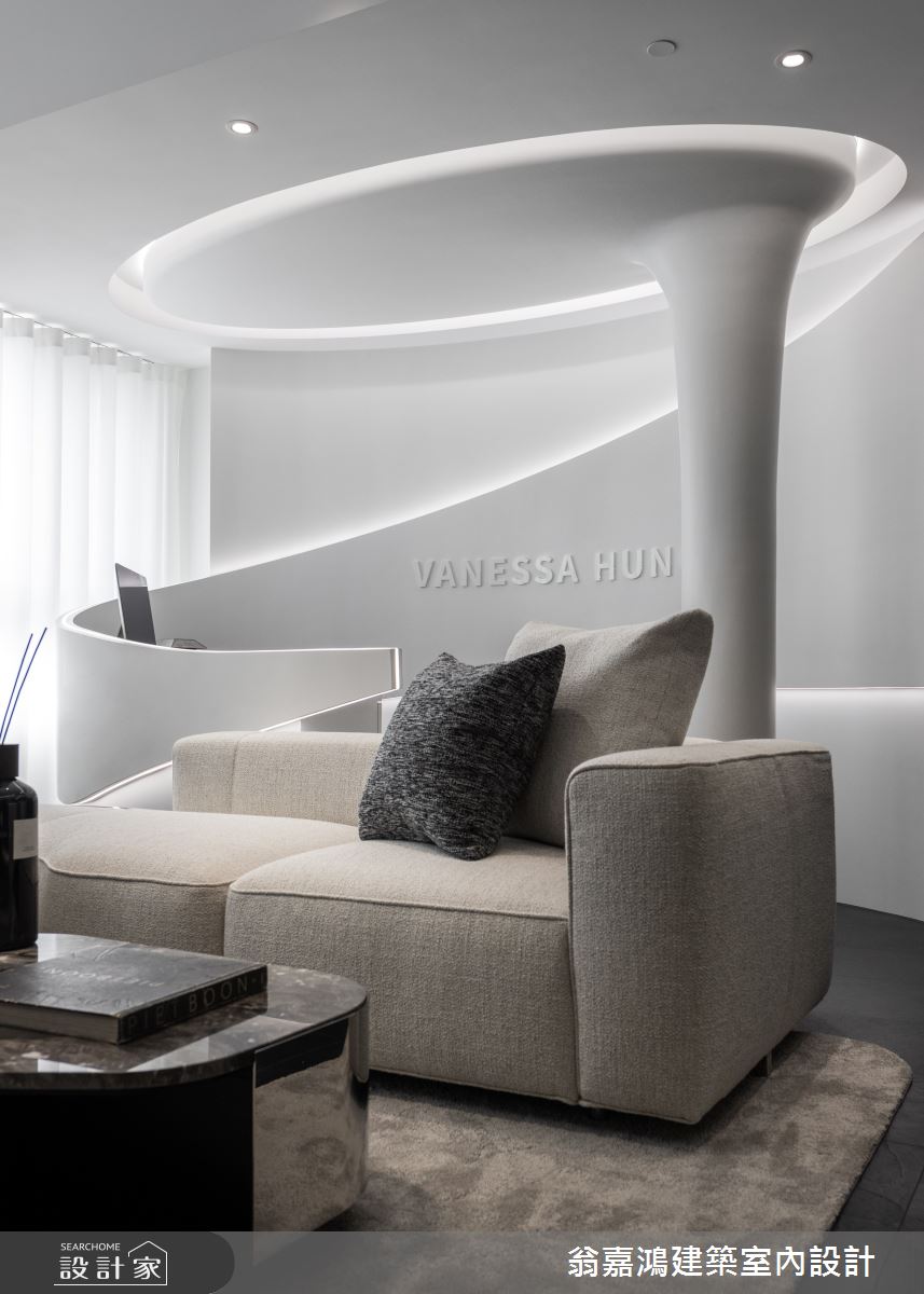 30坪新成屋(5年以下)＿現代風客廳案例圖片＿翁嘉鴻建築室內設計｜懷生設計＿懷生_75.桃園-H House之2