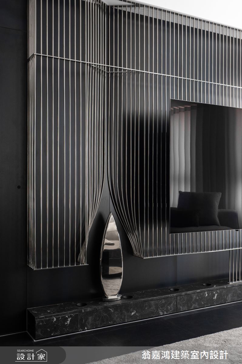 30坪新成屋(5年以下)＿現代風客廳案例圖片＿翁嘉鴻建築室內設計｜懷生設計＿懷生_75.桃園-H House之11