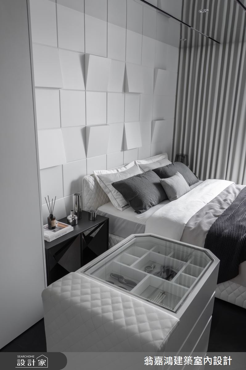 30坪新成屋(5年以下)＿現代風臥室更衣間案例圖片＿翁嘉鴻建築室內設計｜懷生設計＿懷生_75.桃園-H House之42