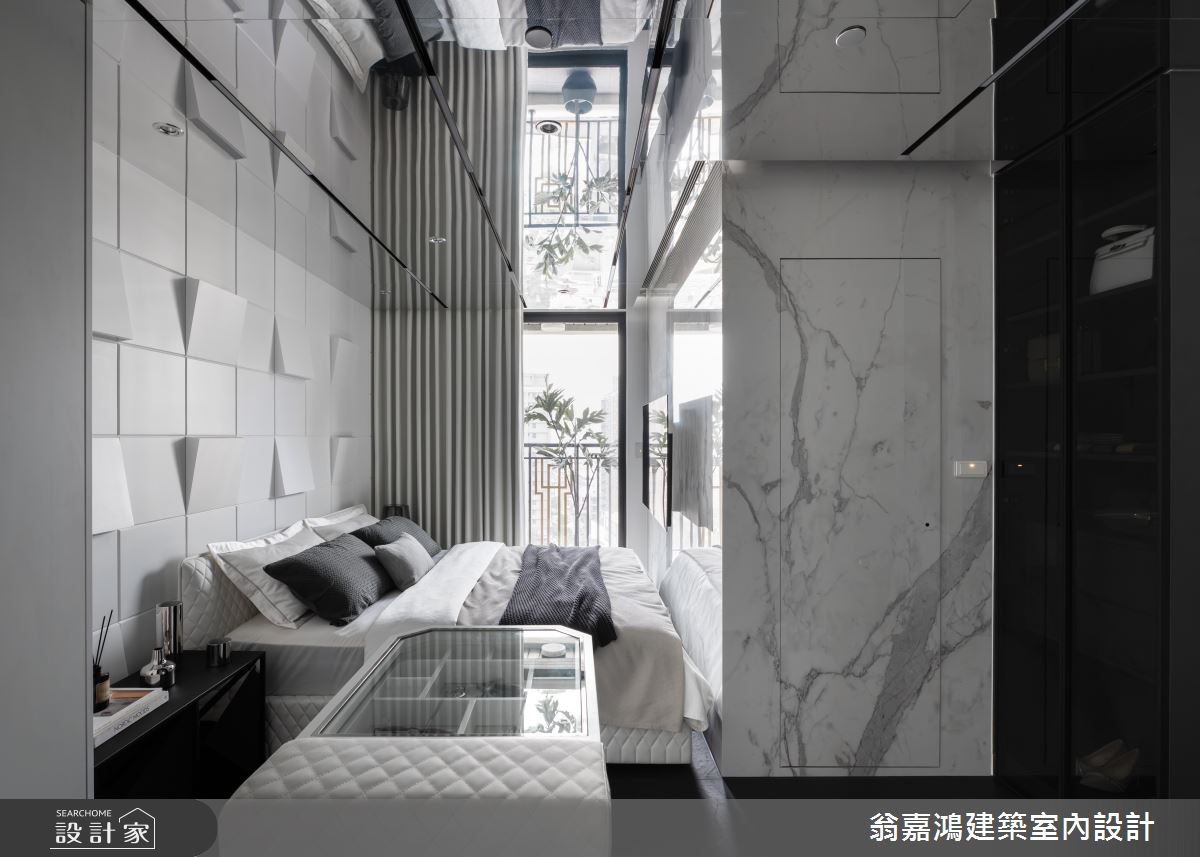 30坪新成屋(5年以下)＿現代風臥室更衣間案例圖片＿翁嘉鴻建築室內設計｜懷生設計＿懷生_75.桃園-H House之43