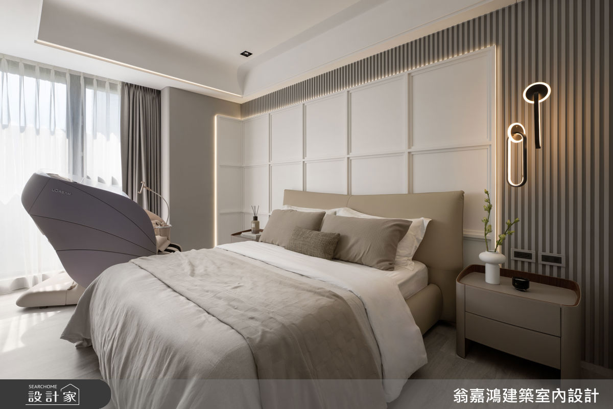 40坪新成屋(5年以下)＿現代風臥室案例圖片＿翁嘉鴻建築室內設計｜懷生設計＿懷生_76.台北-Y House之30