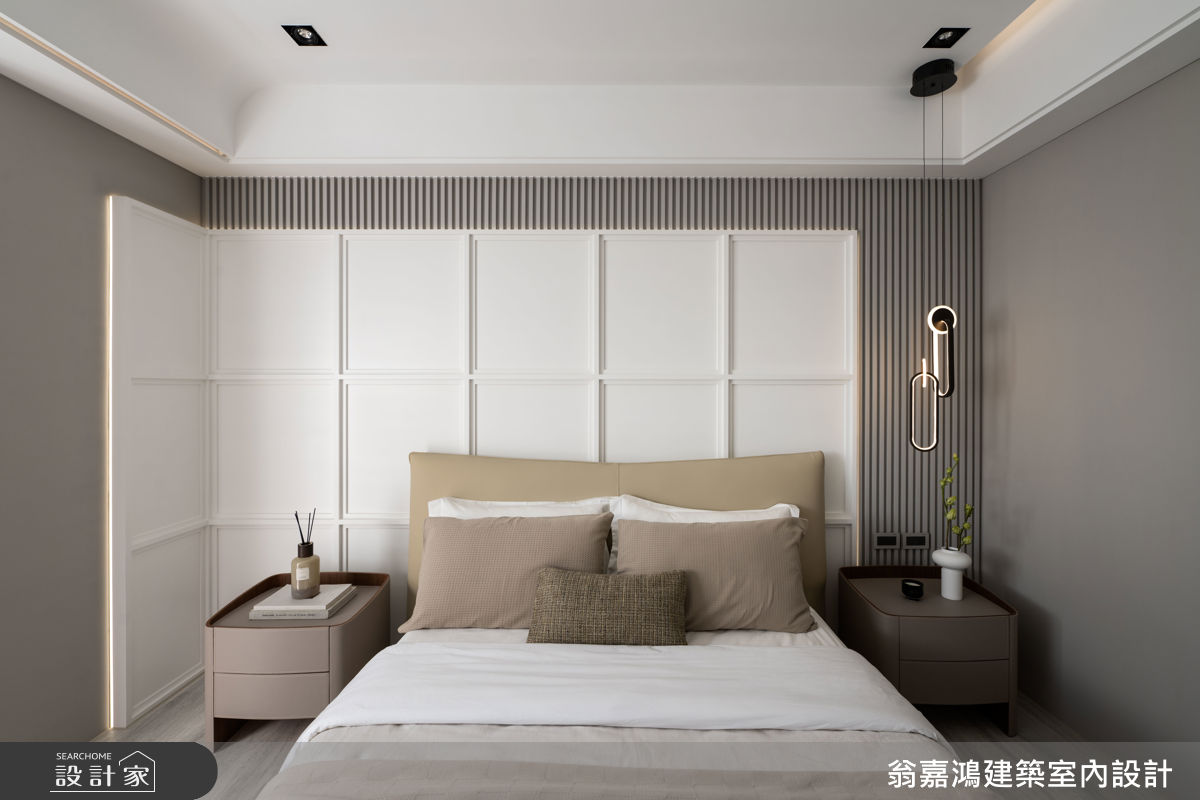 40坪新成屋(5年以下)＿現代風臥室案例圖片＿翁嘉鴻建築室內設計｜懷生設計＿懷生_76.台北-Y House之32