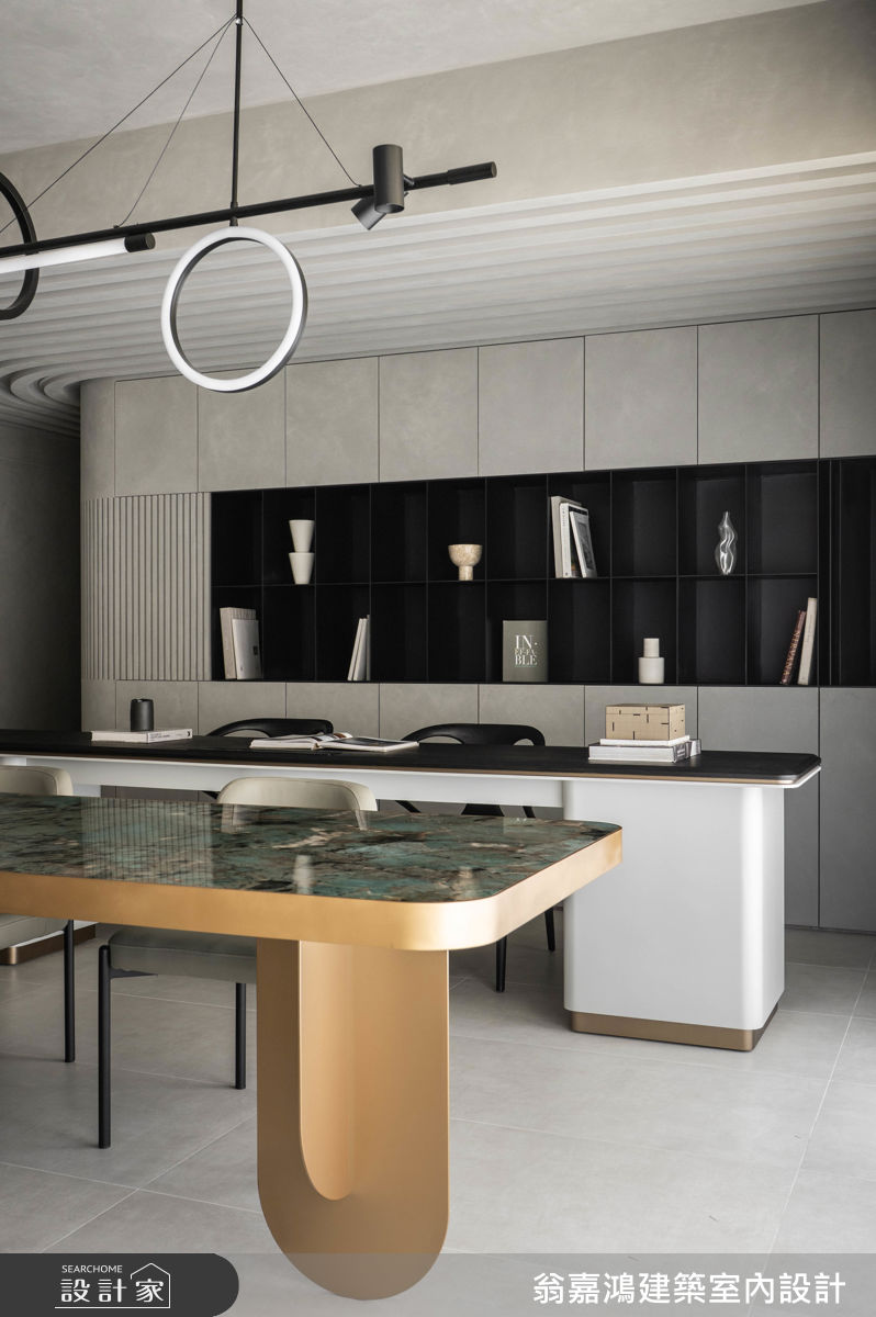 40坪新成屋(5年以下)＿現代風餐廳書房案例圖片＿翁嘉鴻建築室內設計｜懷生設計＿懷生_76.台北-Y House之19