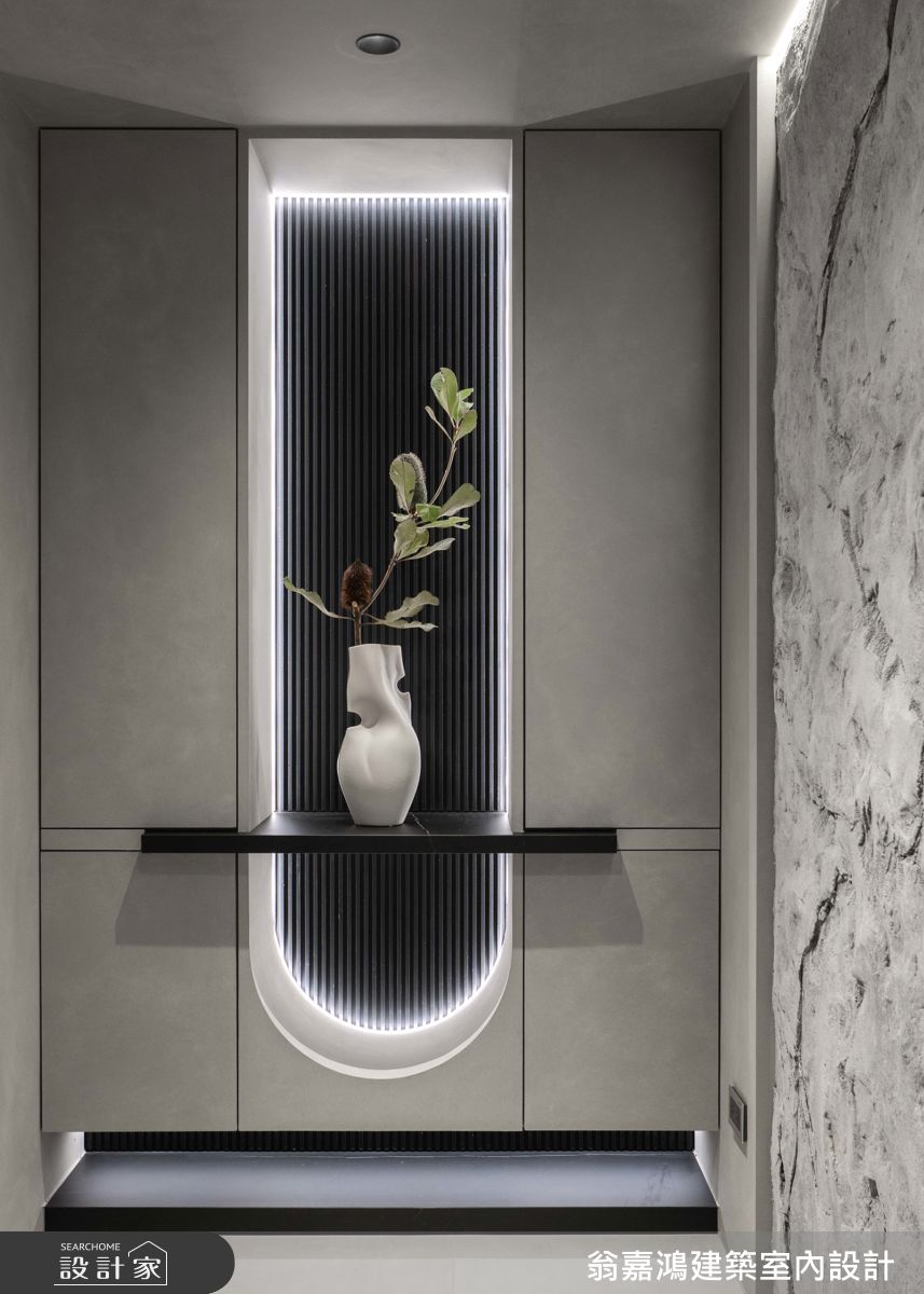 40坪新成屋(5年以下)＿現代風玄關案例圖片＿翁嘉鴻建築室內設計｜懷生設計＿懷生_76.台北-Y House之3
