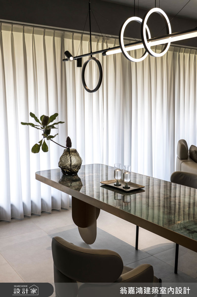 40坪新成屋(5年以下)＿現代風餐廳案例圖片＿翁嘉鴻建築室內設計｜懷生設計＿懷生_76.台北-Y House之16