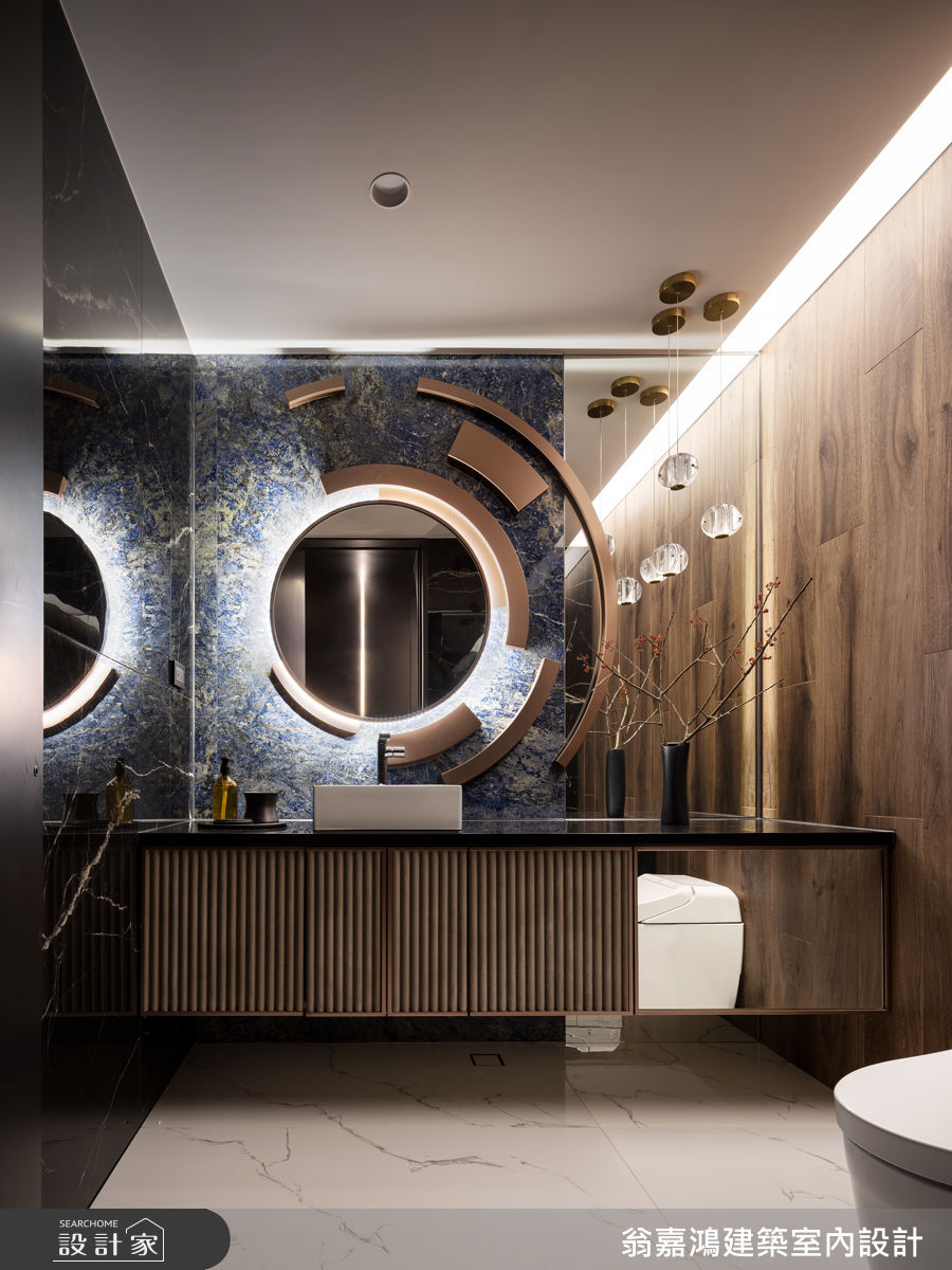45坪毛胚屋＿現代風浴室案例圖片＿翁嘉鴻建築室內設計｜懷生設計＿懷生_77.桃園-H House之50