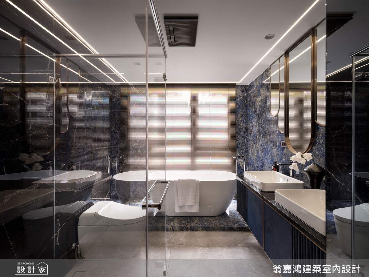 45坪毛胚屋＿現代風浴室案例圖片＿翁嘉鴻建築室內設計｜懷生設計＿懷生_77.桃園-H House之47