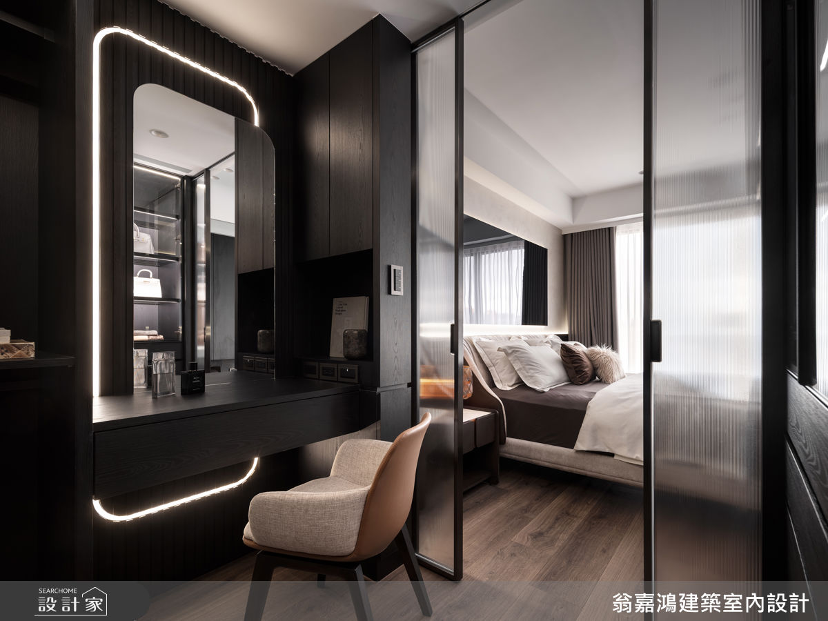45坪毛胚屋＿現代風臥室更衣間案例圖片＿翁嘉鴻建築室內設計｜懷生設計＿懷生_77.桃園-H House之46