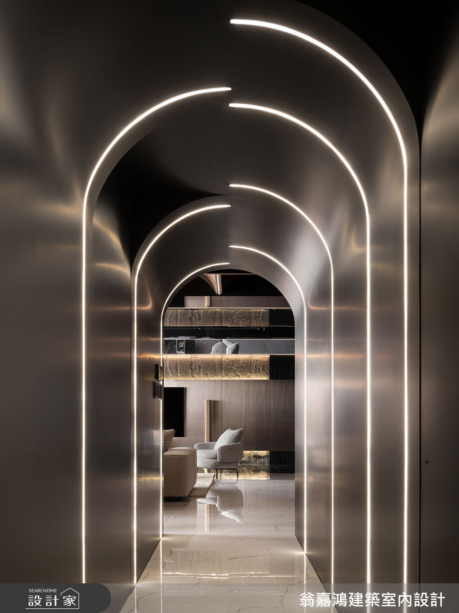 45坪毛胚屋＿現代風走廊案例圖片＿翁嘉鴻建築室內設計｜懷生設計＿懷生_77.桃園-H House之37