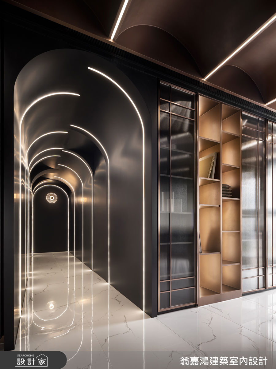 45坪毛胚屋＿現代風走廊案例圖片＿翁嘉鴻建築室內設計｜懷生設計＿懷生_77.桃園-H House之39