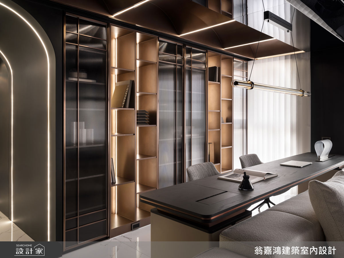 45坪毛胚屋＿現代風書房案例圖片＿翁嘉鴻建築室內設計｜懷生設計＿懷生_77.桃園-H House之5