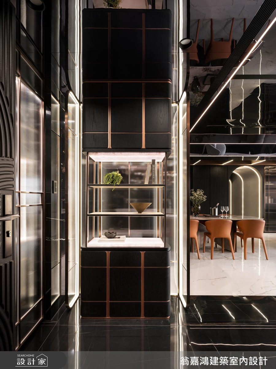 45坪毛胚屋＿現代風玄關案例圖片＿翁嘉鴻建築室內設計｜懷生設計＿懷生_77.桃園-H House之1