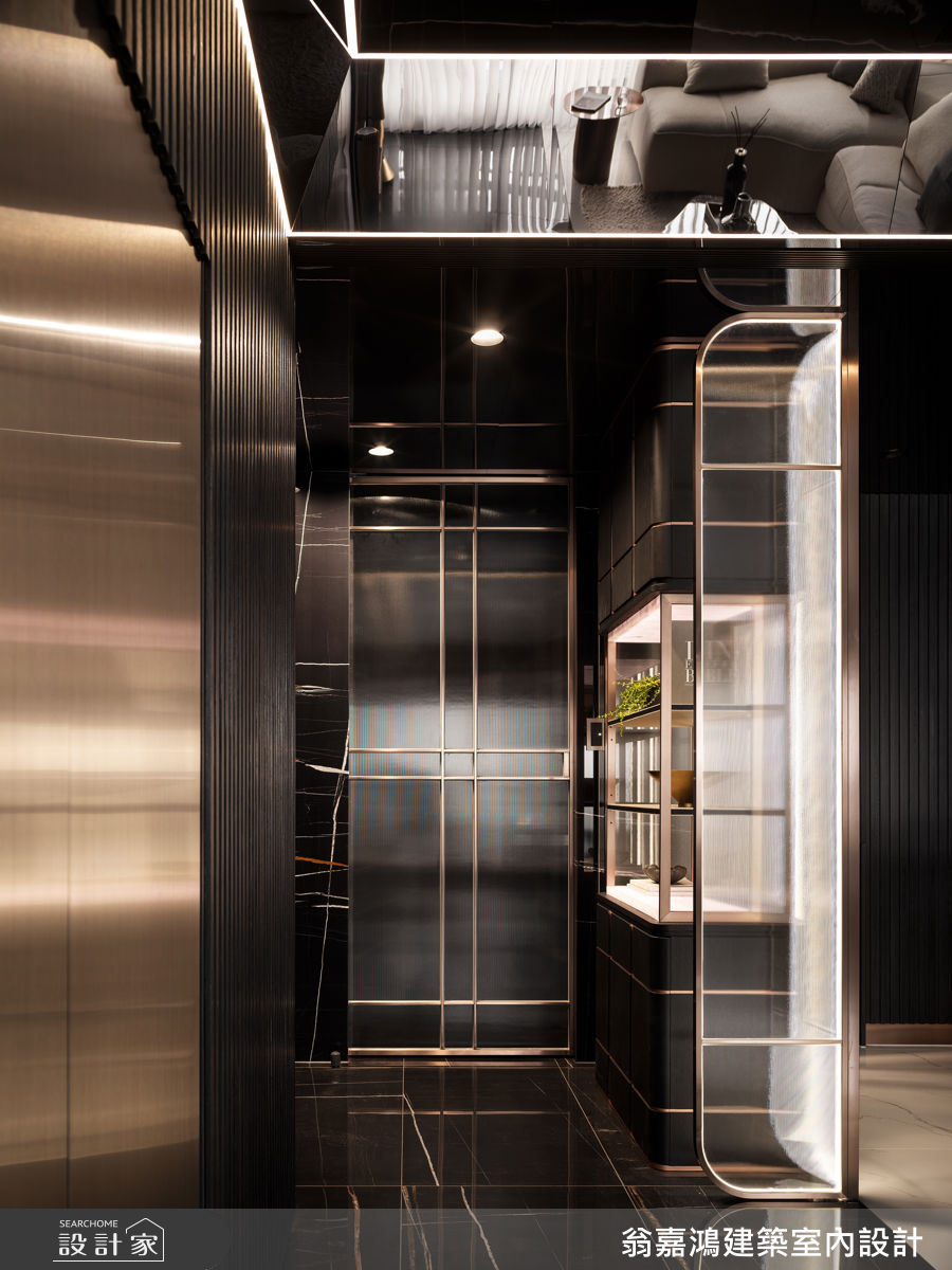 45坪毛胚屋＿現代風玄關案例圖片＿翁嘉鴻建築室內設計｜懷生設計＿懷生_77.桃園-H House之19