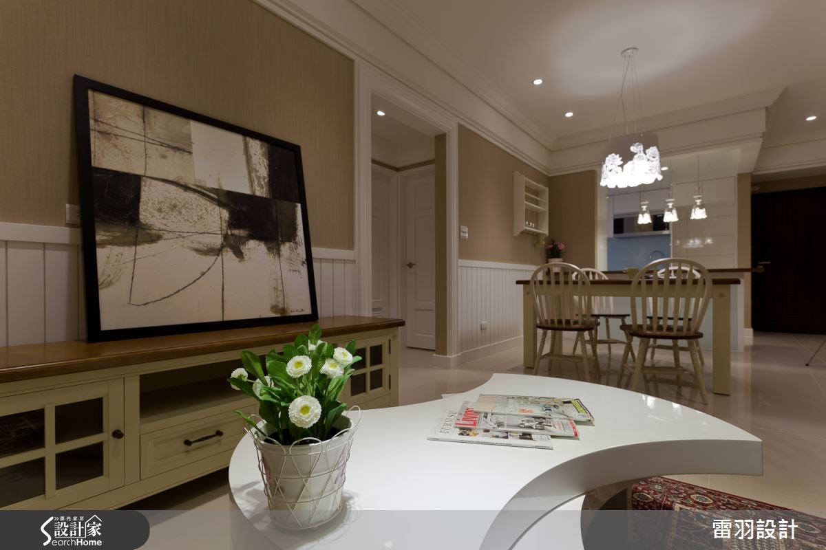 17坪新成屋(5年以下)＿鄉村風客廳案例圖片＿雷羽設計＿雷羽_05之3