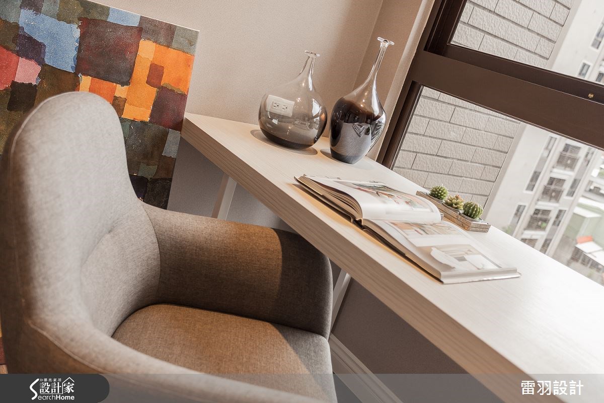 16坪新成屋(5年以下)＿現代風書房案例圖片＿雷羽設計＿雷羽_08之13