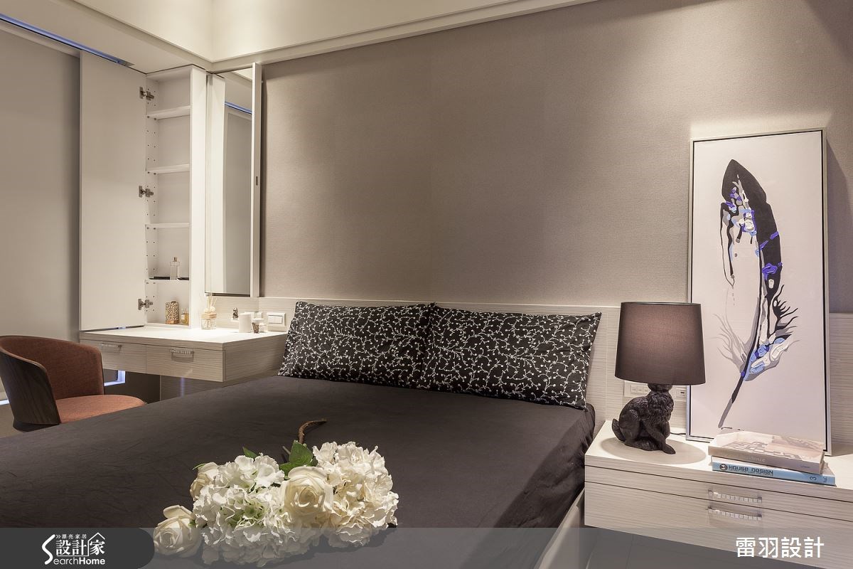 16坪新成屋(5年以下)＿現代風臥室案例圖片＿雷羽設計＿雷羽_08之19