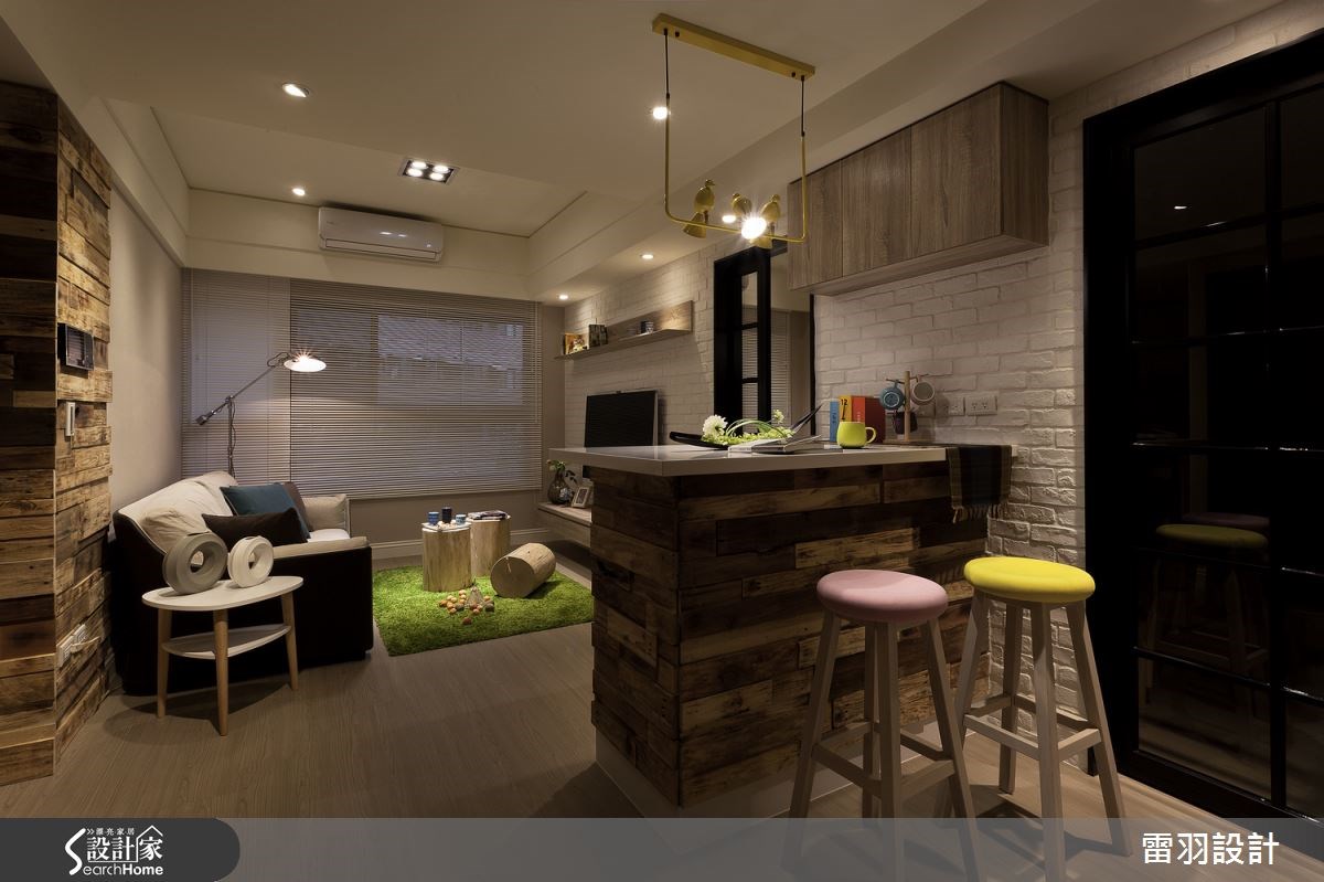 16坪新成屋(5年以下)＿北歐風客廳吧檯案例圖片＿雷羽設計＿雷羽_09之4105