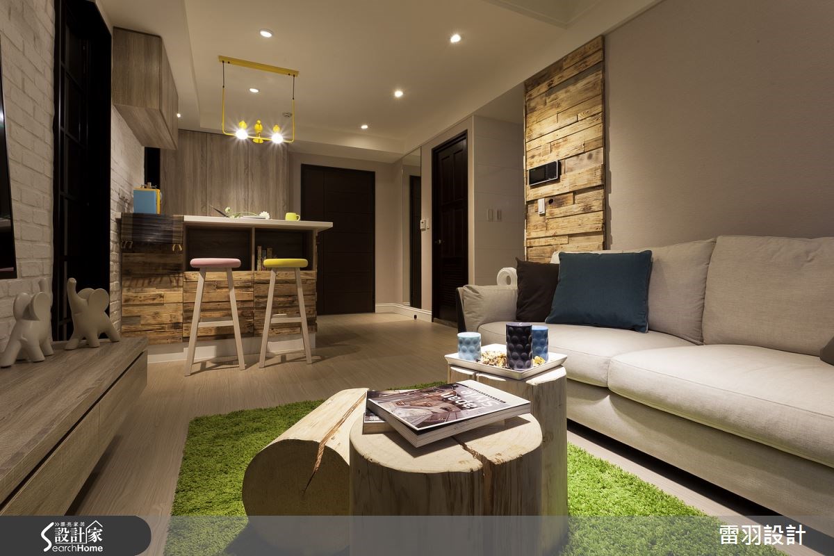 16坪新成屋(5年以下)＿北歐風客廳吧檯案例圖片＿雷羽設計＿雷羽_09之5