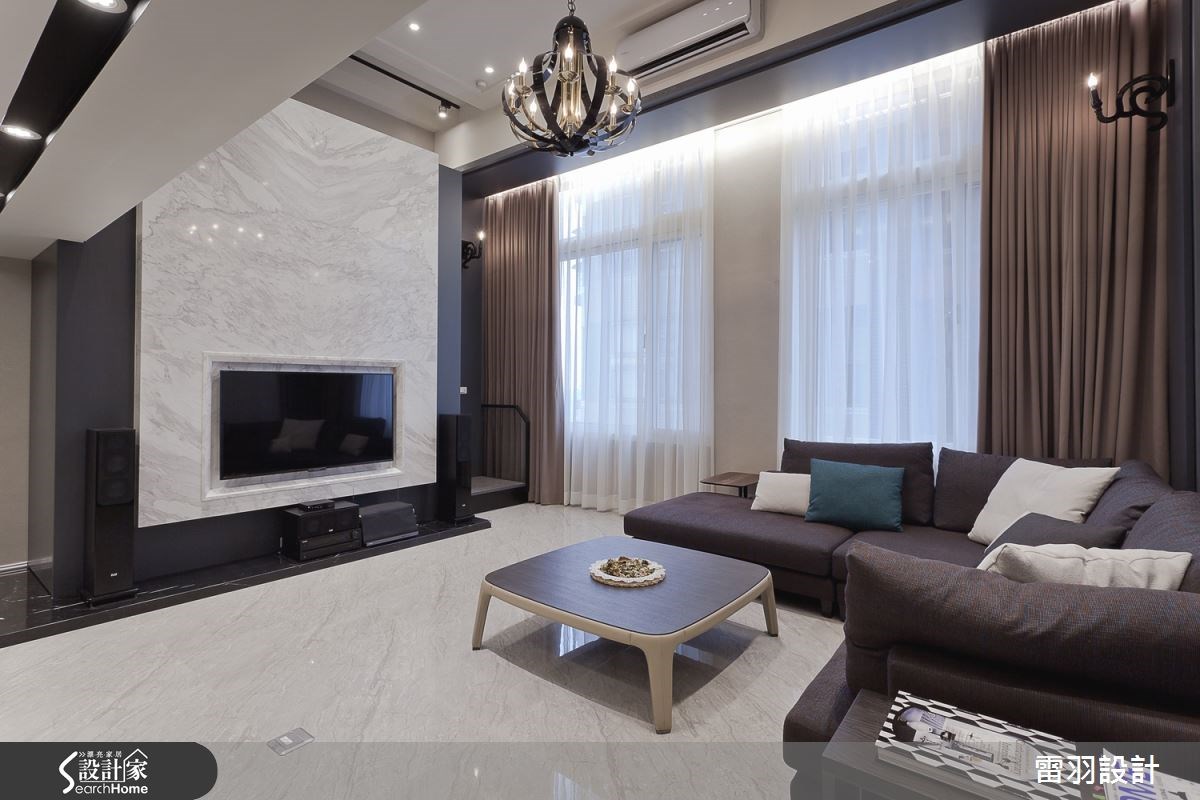 42坪老屋(16~30年)＿奢華風客廳案例圖片＿雷羽設計＿雷羽_10之2